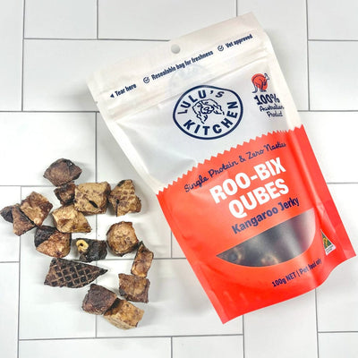 Kangaroo Qubes Training Treats – Aussie, No Additives