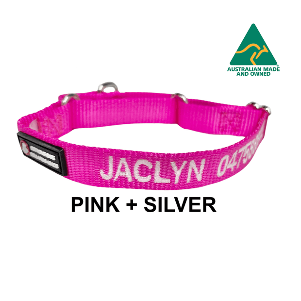 Slip on Martingale Identification Collar - Australian Made