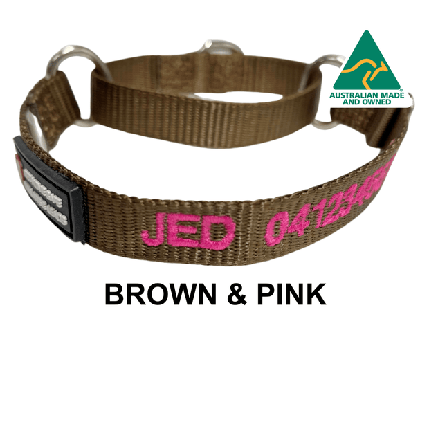 Slip on Martingale Identification Collar - Australian Made