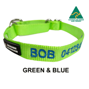 Slip on Martingale Identification Collar - Australian Made