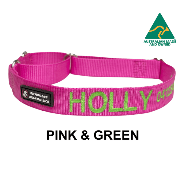Slip on Martingale Identification Collar - Australian Made